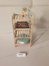 Multi-functional storage rack, bathroom supplies, home organization, cosmetics, rotating storage rack, fabric storage box, storage rack, trolley 1 Application Scenario